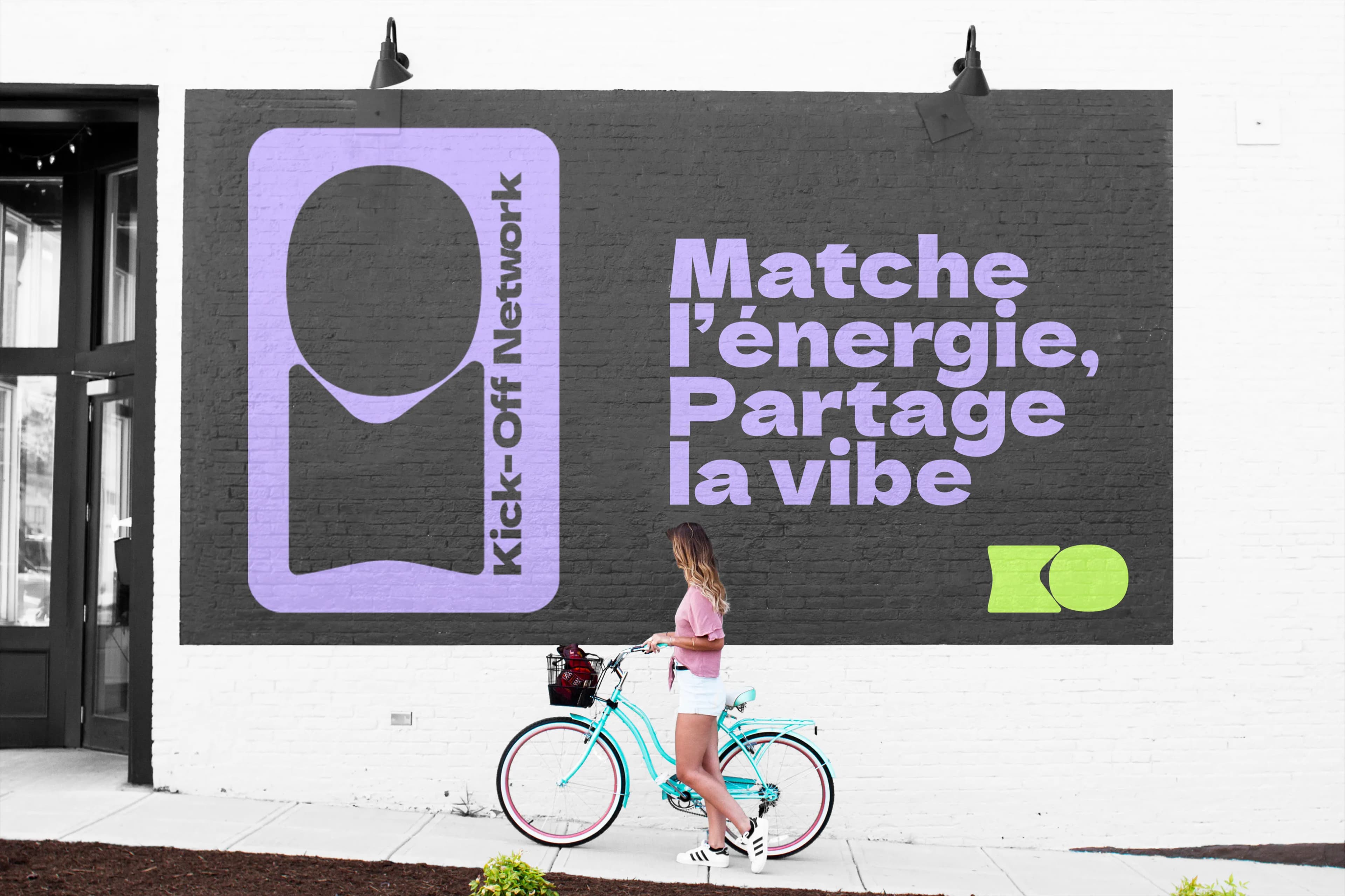 Kickoff affichage rue